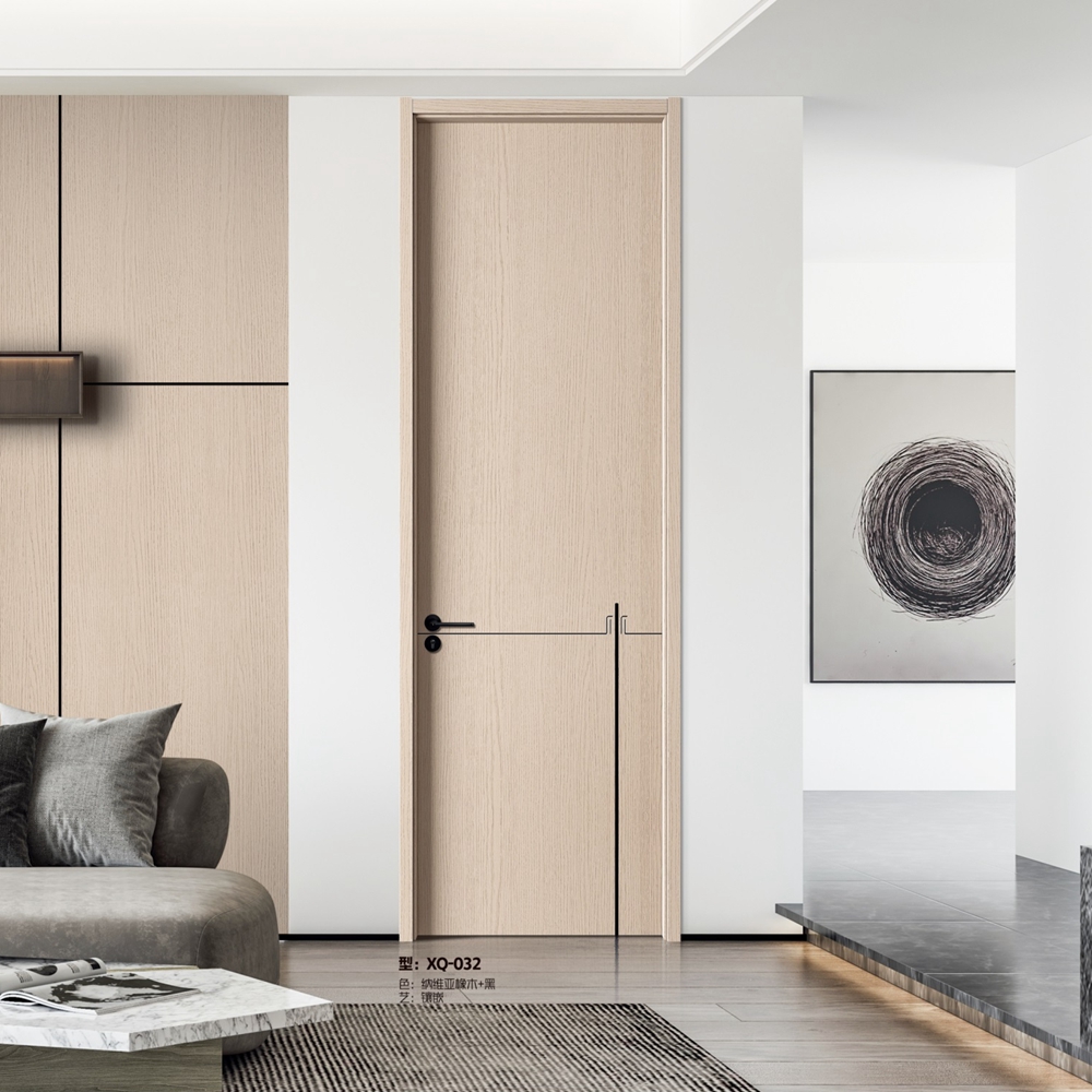 凱洛豪木門(mén)XQ-032納維亞橡木+黑